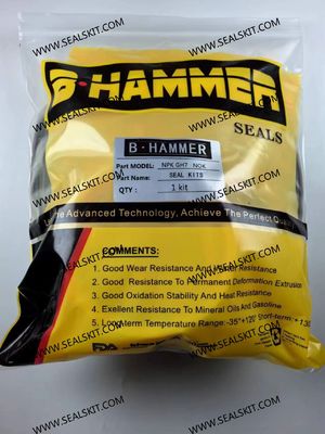 Bon prix NPK GH 7 Kit d'étanchéité hydraulique de rupture de pression Résistance à la pression Kit d'étanchéité de marteau Diamètre 116MM en ligne