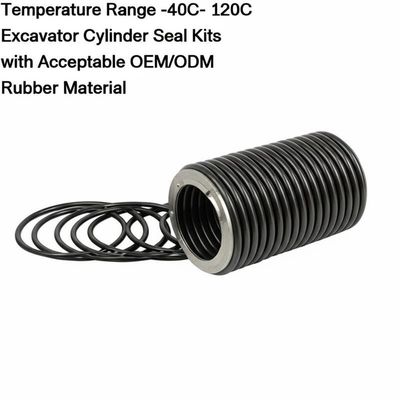 Bon prix Temperature Range -40C- 120C Excavator Cylinder Seal Kits with Acceptable OEM/ODM and Rubber Material en ligne