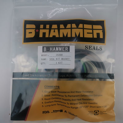 Bon prix L'excavatrice Cylinder Seal Kits de Hitachi ZX200 A FRAPPÉ 4448400 4654423 en ligne